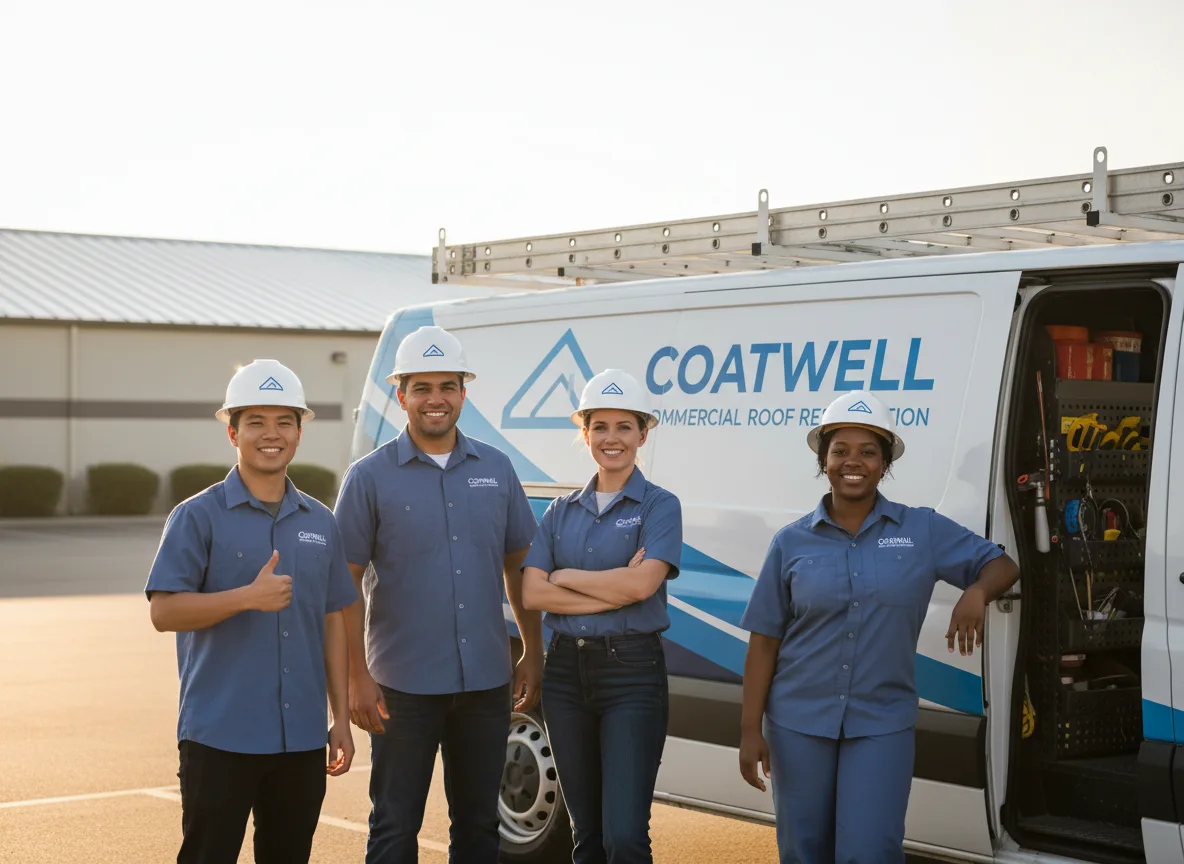 Commercial roof coating company in Irene, SD